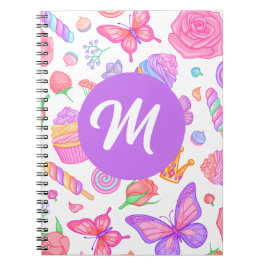 Caderno Espiral Notebook de Diário inicial para celebração majesto