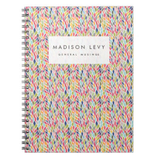 Caderno Espiral Notebook de Diário personalizado com tendências pa