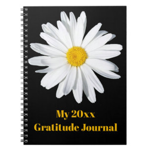 Caderno Espiral Notebook de Diário Shasta Daisy personalizado