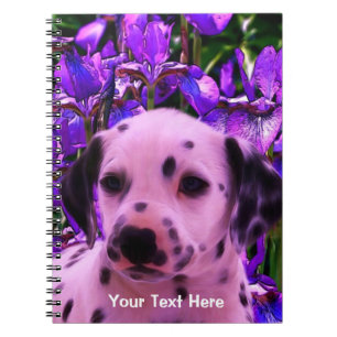 Caderno Espiral Notebook de Dog Art Dalmaciano Puppy Fantasy