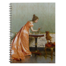 Caderno Espiral Notebook de Dog de Alimentação Reggianini