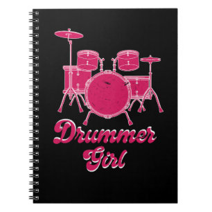 Caderno Espiral Notebook de Drummers