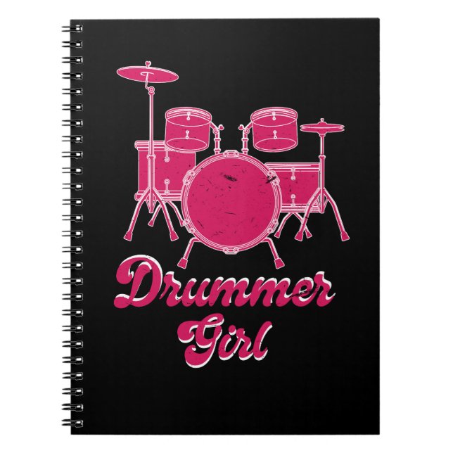 Caderno Espiral Notebook de Drummers (Frente)