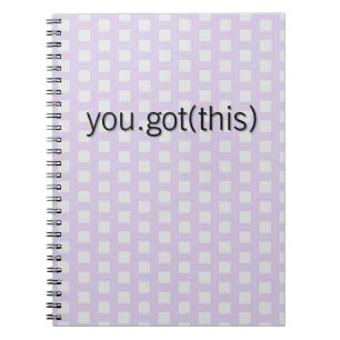 Caderno Espiral Notebook de encorajamento técnico da família