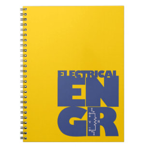Caderno Espiral Notebook de Engenheiro elétrico
