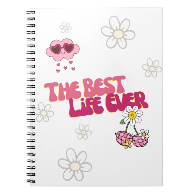 Caderno Espiral Notebook de estilo retrô JW para irmãs jovens (Frente)