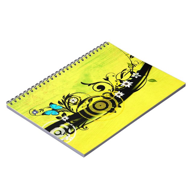 Caderno Espiral Notebook de explosão de primavera (Left Side)