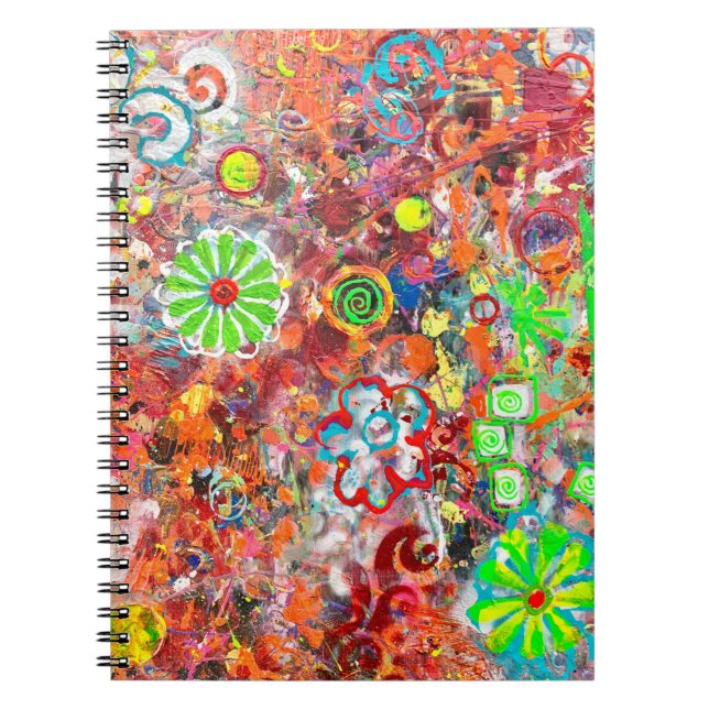 Caderno Espiral Notebook de febre primavera (Frente)