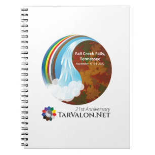 Caderno Espiral Notebook de festas de aniversário de ruas TarValon