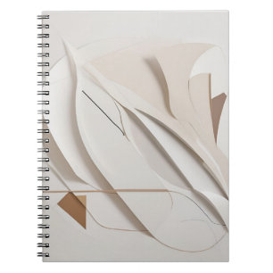 Caderno Espiral Notebook de formato de papel abstrato