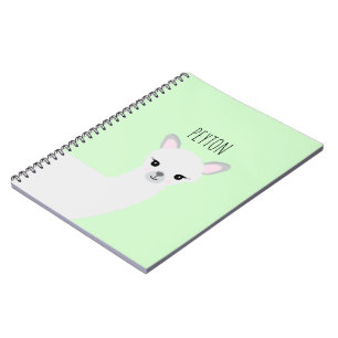 Caderno Espiral Notebook de Foto Espiral Cute Lama