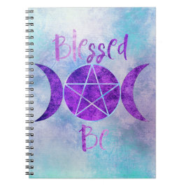 Caderno Espiral Notebook de Foto Espiral do Wiccan Personalizado
