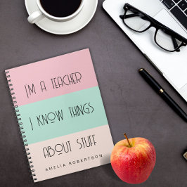 Caderno Espiral Notebook de Foto Espiral personalizado por um prof