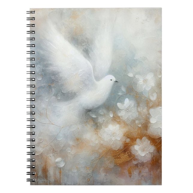 Caderno Espiral Notebook De Foto Floral Da Porta De Casamento (Frente)