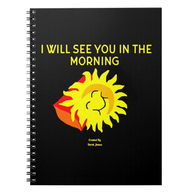 Caderno Espiral Notebook de Fotografia Sonora Sun (Frente)