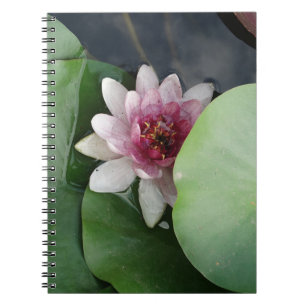 Caderno Espiral Notebook de fotos do Lotus Flower