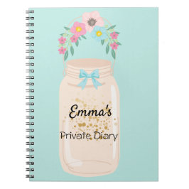 Caderno Espiral Notebook de fotos espirais de diário privado perso