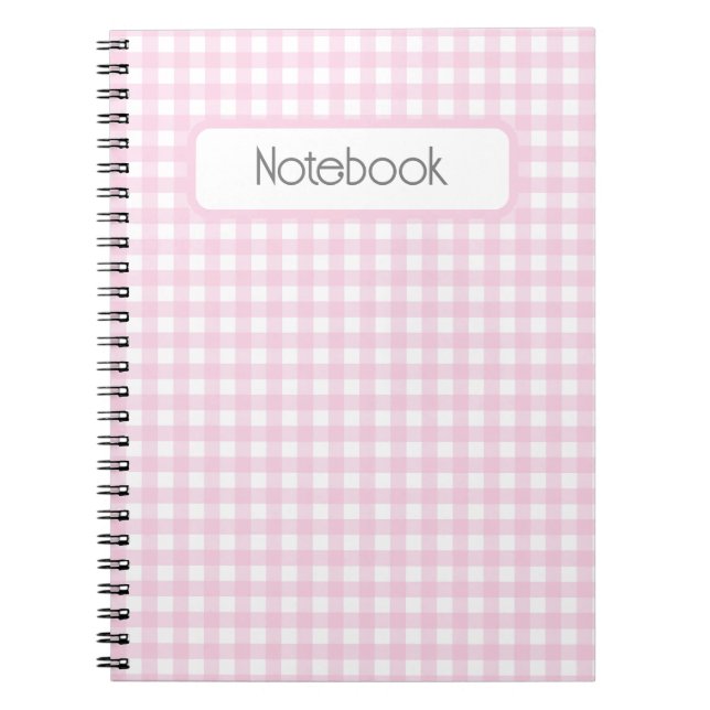 Caderno Espiral Notebook de fotos espirais de Faye e Lauren Pink G (Frente)