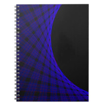 Notebook de fotos espirais de tapetes espaciais ge