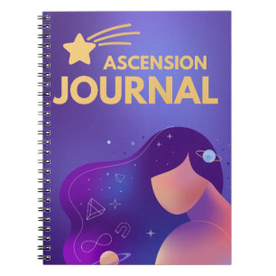 Caderno Espiral Notebook de fotos espirais do Diário de Ascensão