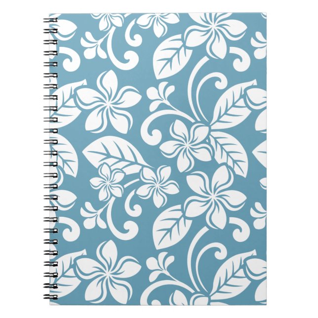 Caderno Espiral Notebook de fotos espirais ISLAND PLUMERIA (SLATE  (Frente)