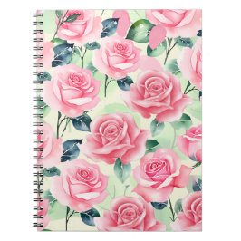Caderno Espiral Notebook de fotos espirais rosa rosa rosa rosa