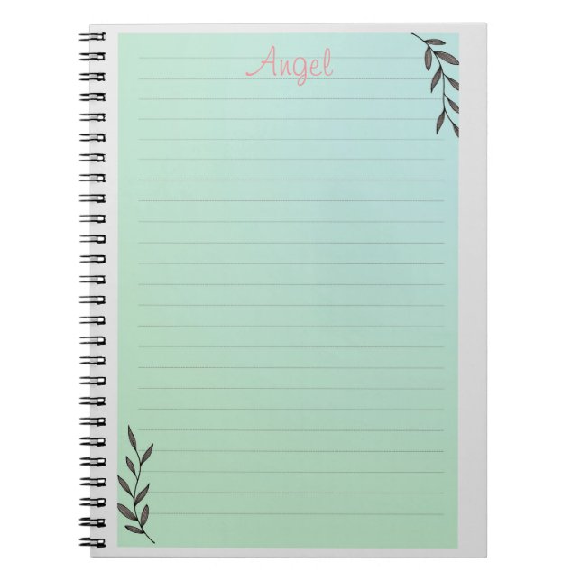 Caderno Espiral Notebook de fotos espiral (Frente)