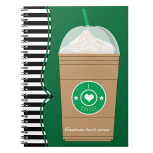 Caderno Espiral Notebook de Frap Frappucccino de Café Forçado