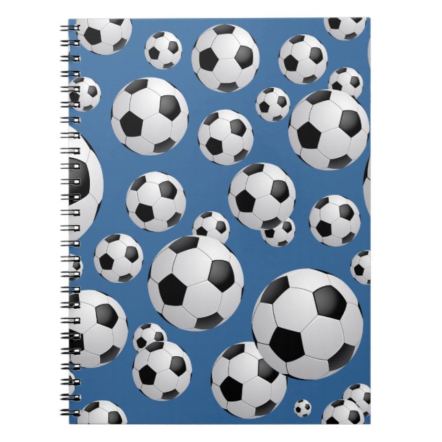 Caderno Espiral Notebook de futebol (Frente)