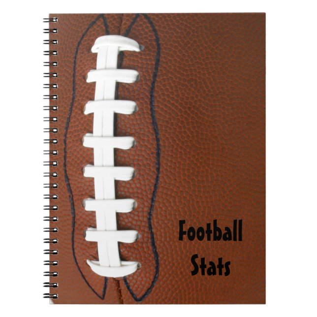 Caderno Espiral Notebook de futebol americano (Frente)