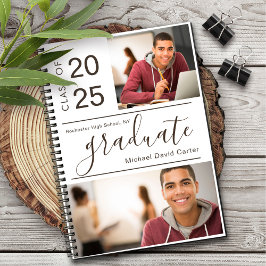 Caderno Espiral Notebook de graduação 2025