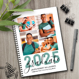 Caderno Espiral Notebook de Graduação Classe de 2025