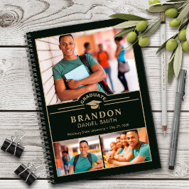 Caderno Espiral Notebook de graduação em espiral da Universidade d