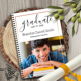 Caderno Espiral Notebook de graduação para a Universidade de 2025