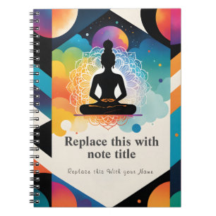 Caderno Espiral Notebook de Gratidão Personalizado
