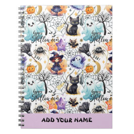 Caderno Espiral Notebook de Halloween encantador