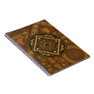 Caderno Espiral Notebook de Ícones de Ação de Graças