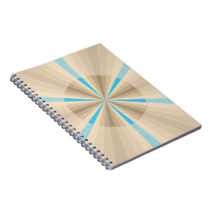 Caderno Espiral Notebook de ilusão de verão
