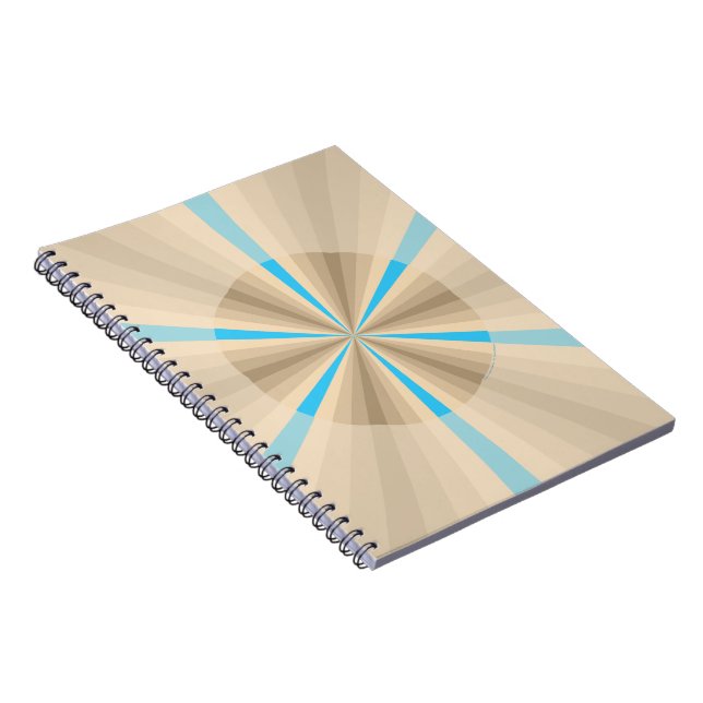 Caderno Espiral Notebook de ilusão de verão (Lado Direito)