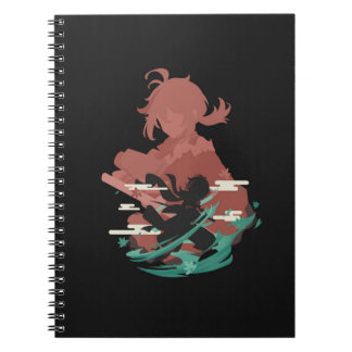 Caderno Espiral Notebook de impacto Genshin