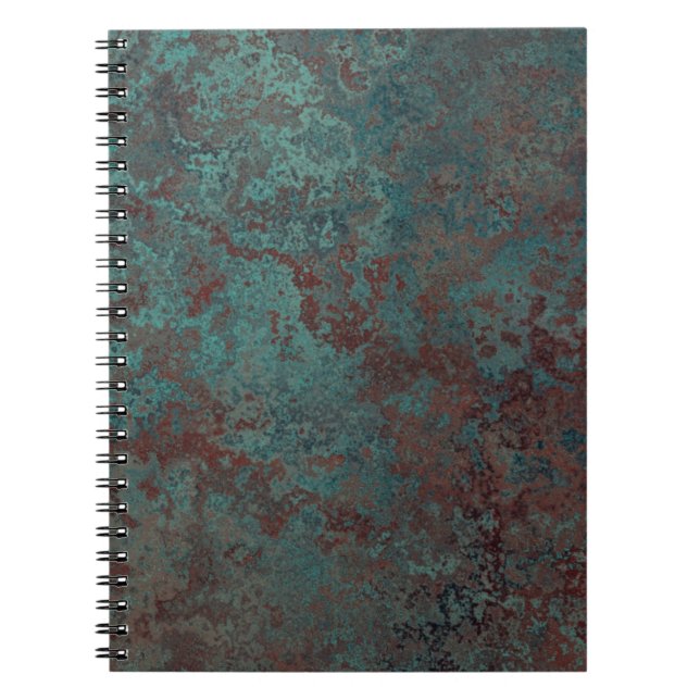 Caderno Espiral Notebook de impressão de corrosão "Cobre" (Frente)