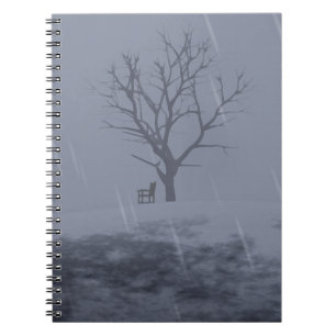 Caderno Espiral Notebook de inverno frio