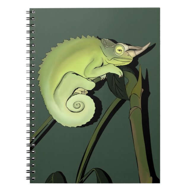Caderno Espiral Notebook de Jackson's Chameleon (Frente)
