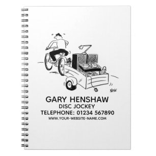 Caderno Espiral Notebook de Jockey Disco