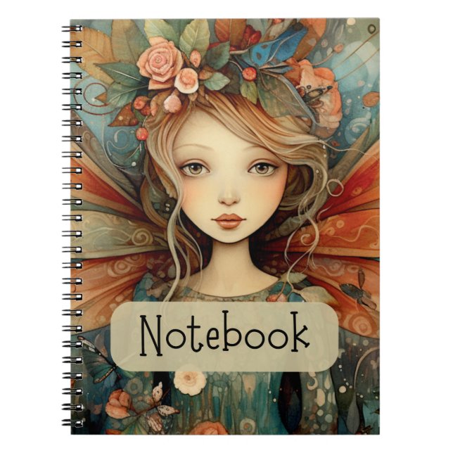 Caderno Espiral Notebook de leite (Frente)