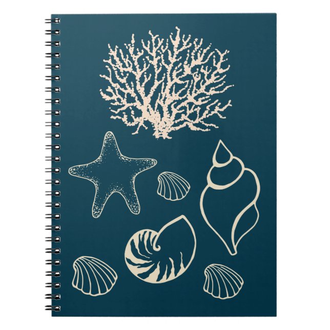 Caderno Espiral Notebook de ligação marítima náutica (Frente)