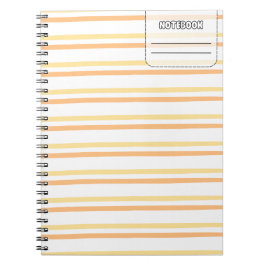 Caderno Espiral Notebook de linha de cores de Pastel