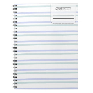 Caderno Espiral Notebook de linha de cores de Pastel