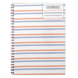 Caderno Espiral Notebook de linha de cores de Pastel