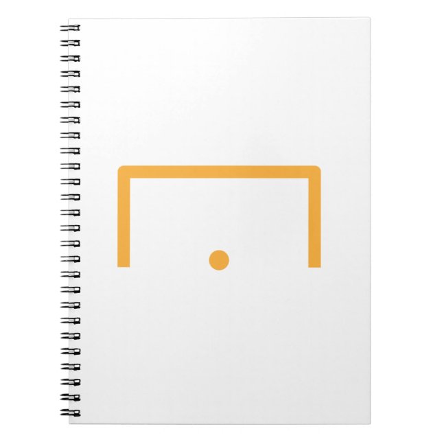 Caderno Espiral Notebook de meta (Frente)